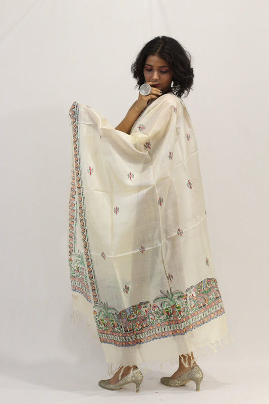 haathi Silk Dupatta